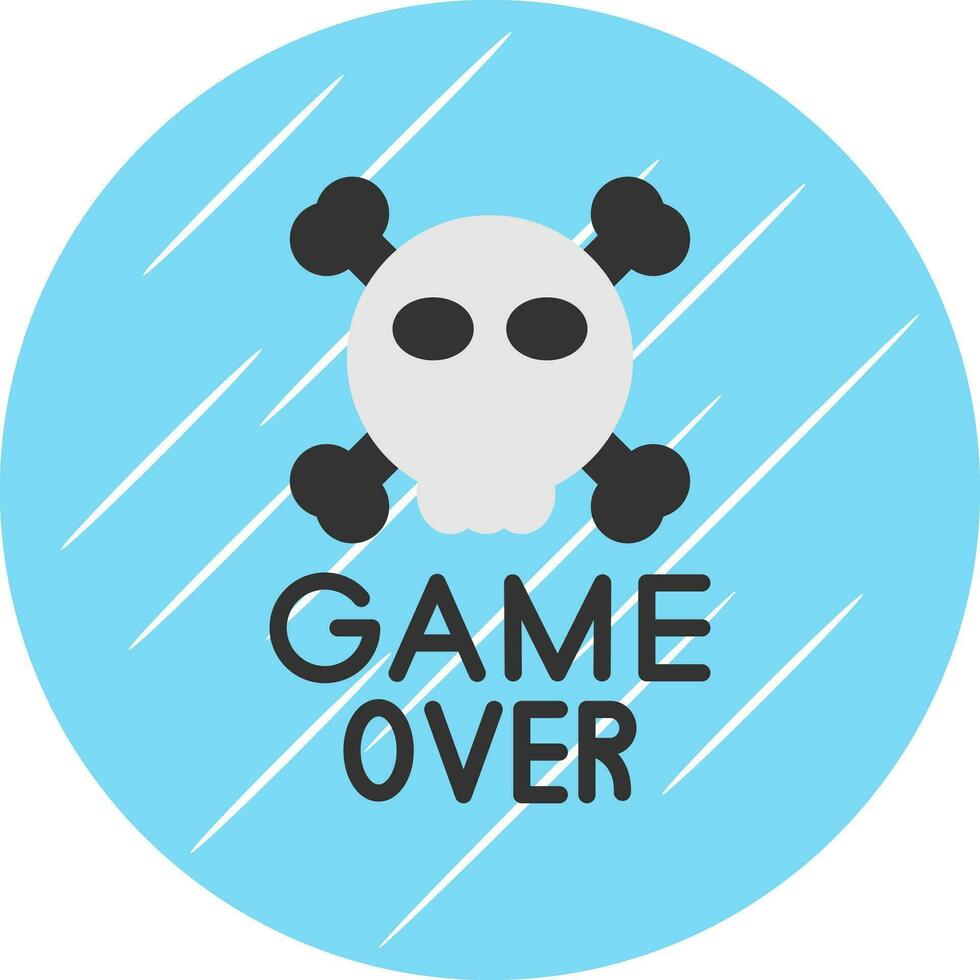 Game Over Vector Icon Design