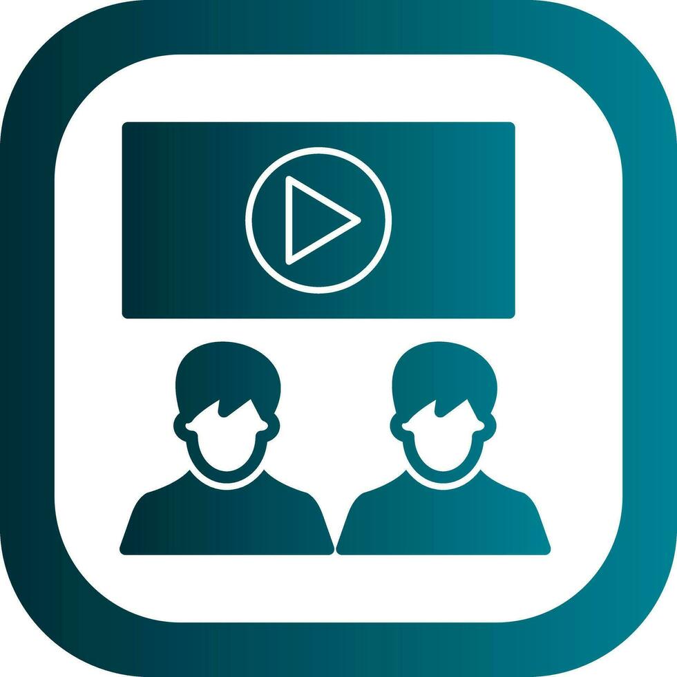 Viewership Vector Icon Design