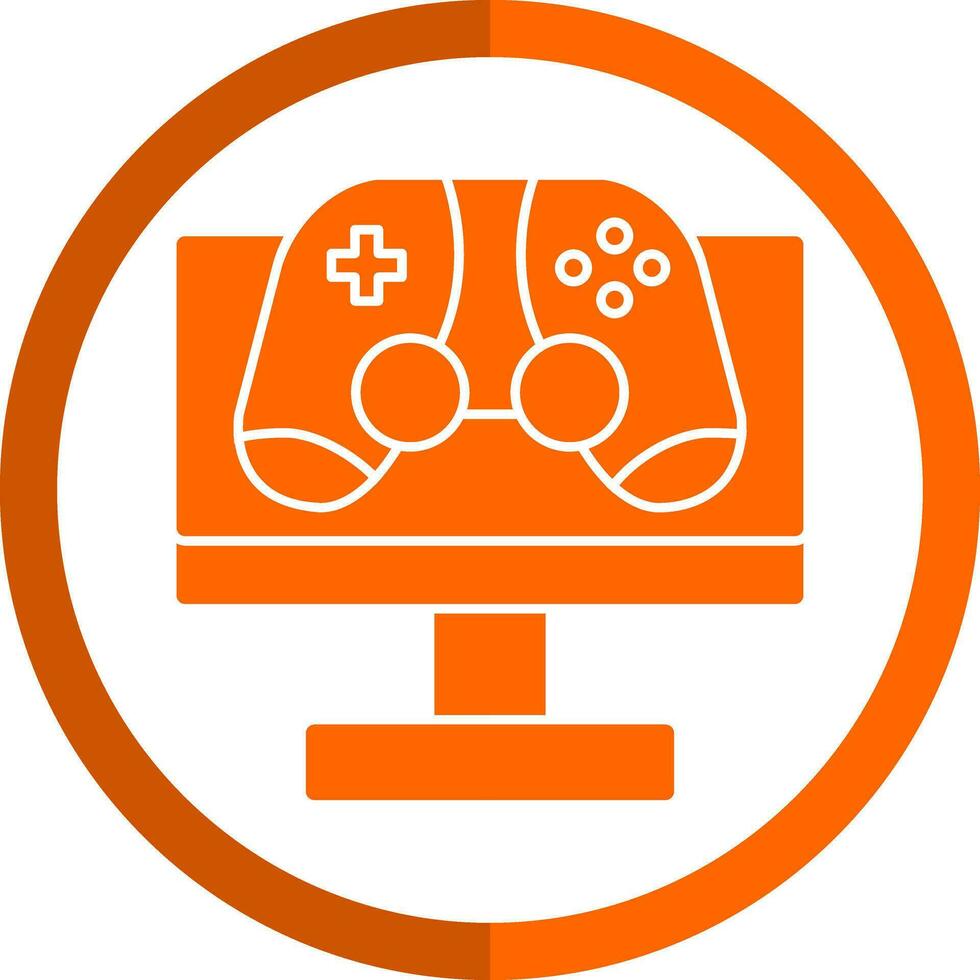Monitor Screen Vector Icon Design