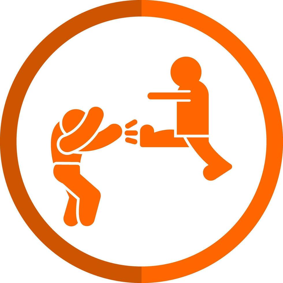 Fighting Vector Icon Design