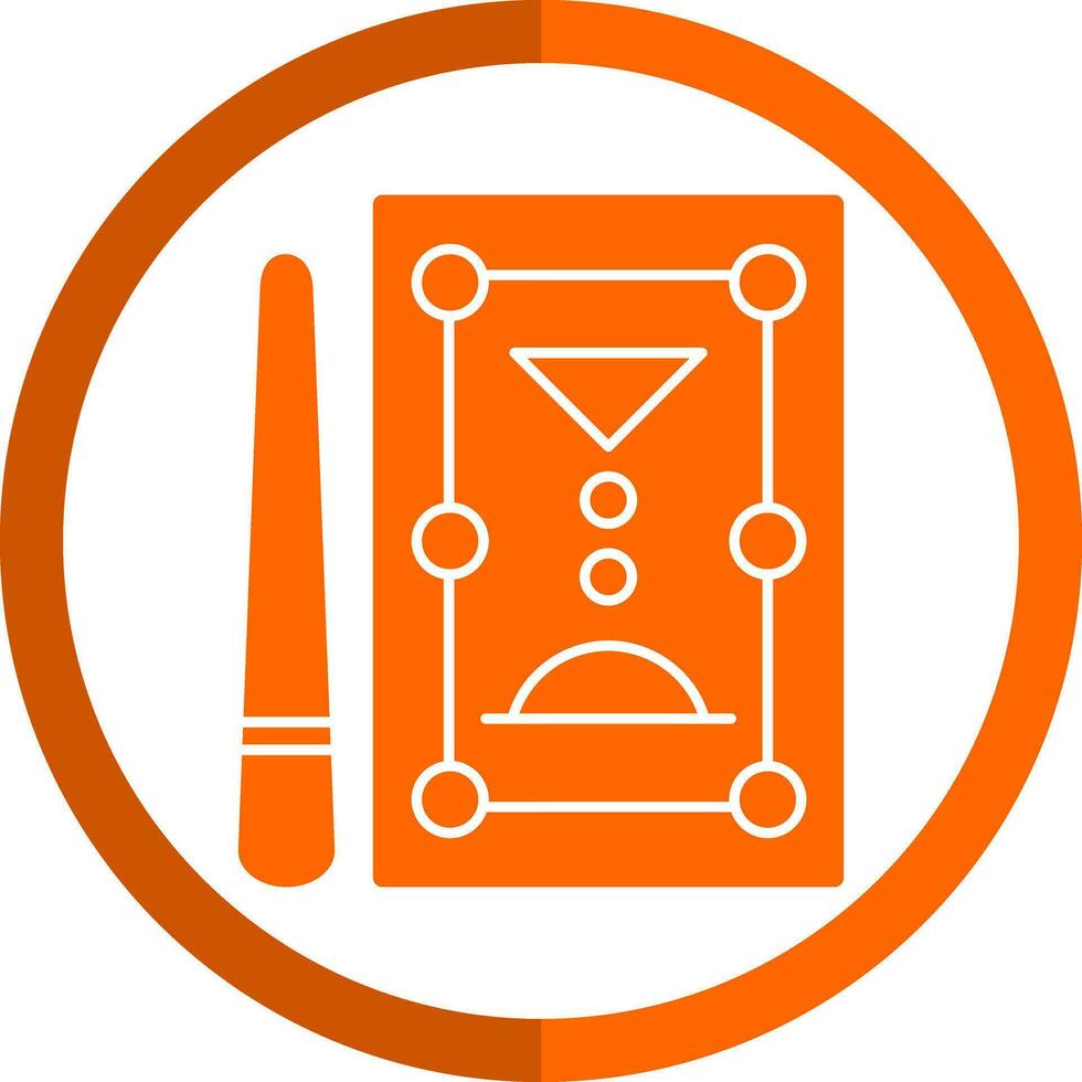 Pool Table Vector Icon Design