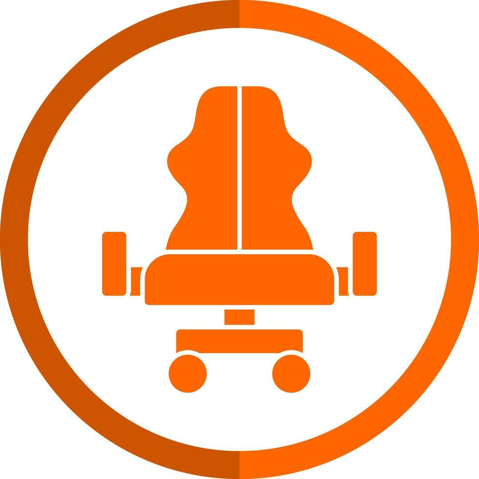 Gaming Chair Vector Icon Design