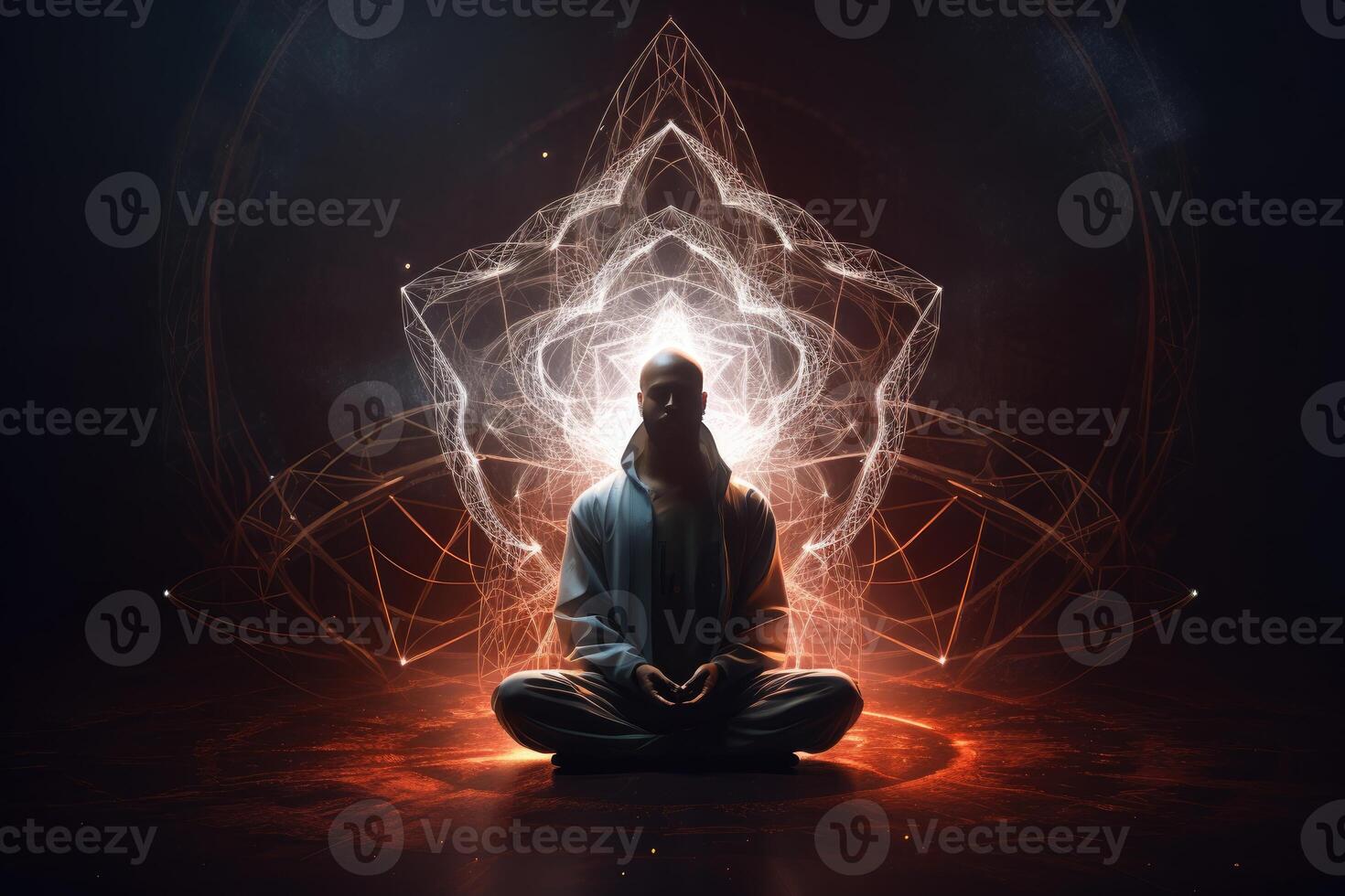 yoga meditation aesthetic photo