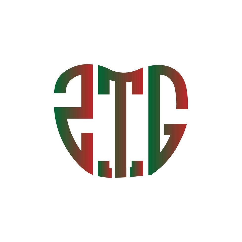 ZTG letter logo creative design. ZTG unique design. vector