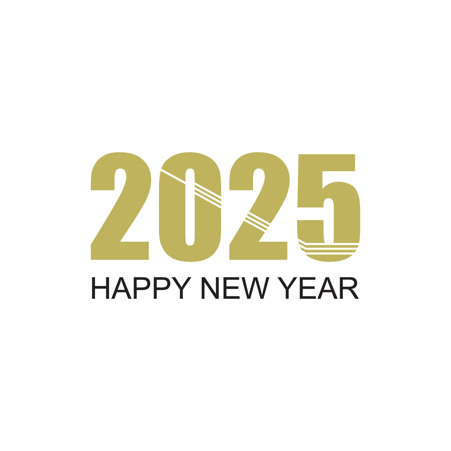 contento nuevo año 2025 texto diseño. cubrir de negocio diario para