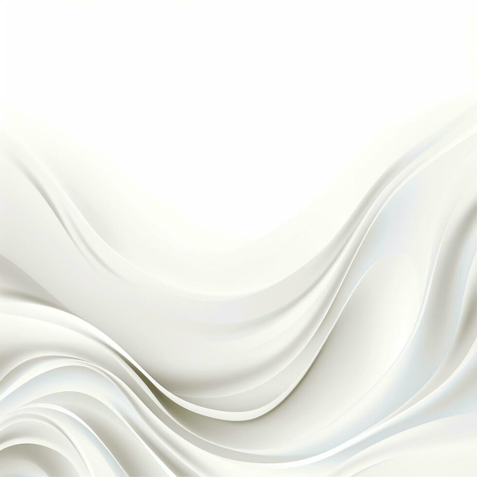 Simple abstract white background, empty surface, space for design. Generative AI photo