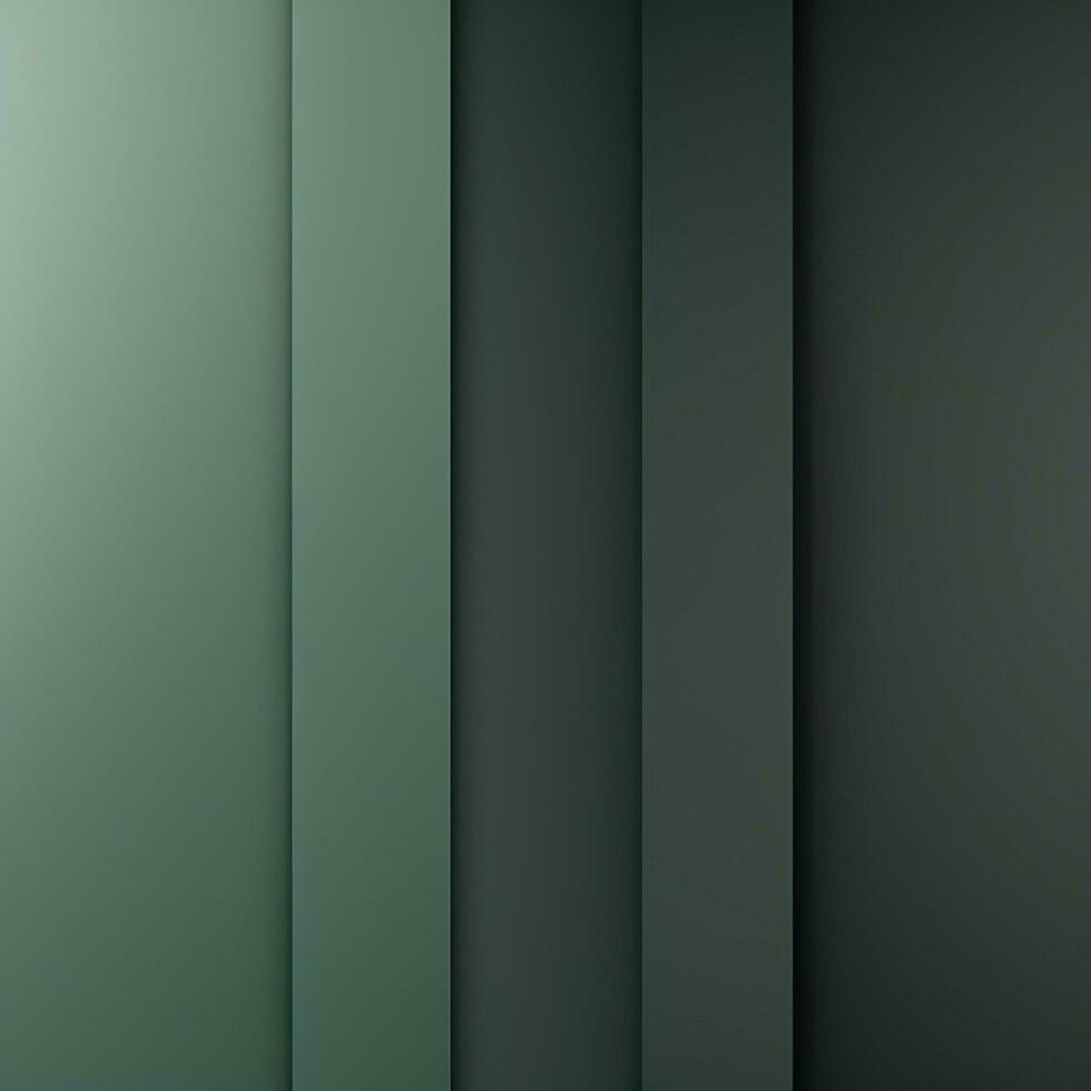 Modern geometric green background, empty space for design. Generative AI photo