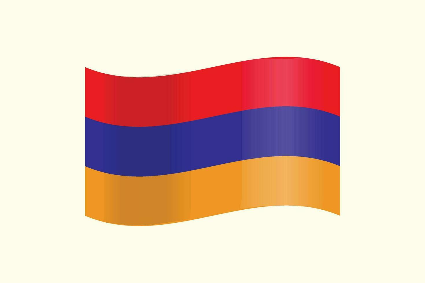 Armenia nacional bandera en vector