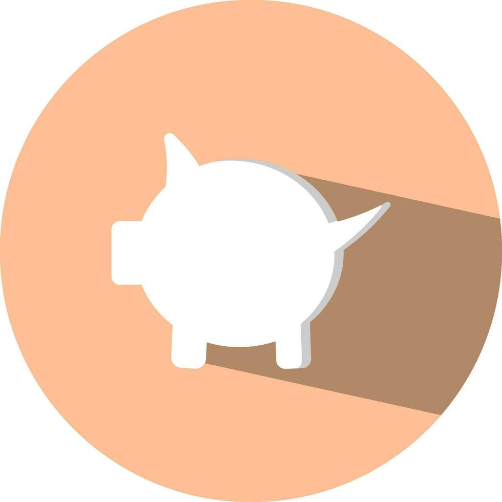 Pig graphic icon. Pig black silhouette isolated on white background. Vector illustration