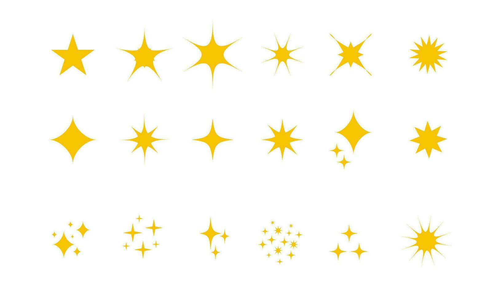 Stars collection. Star vector icons