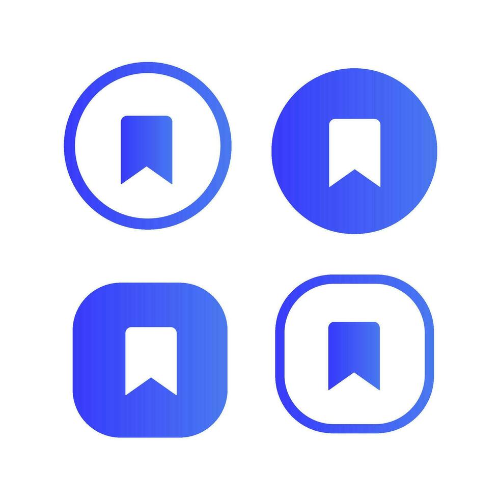 Bookmark vector icon sign symbol, save icon vector