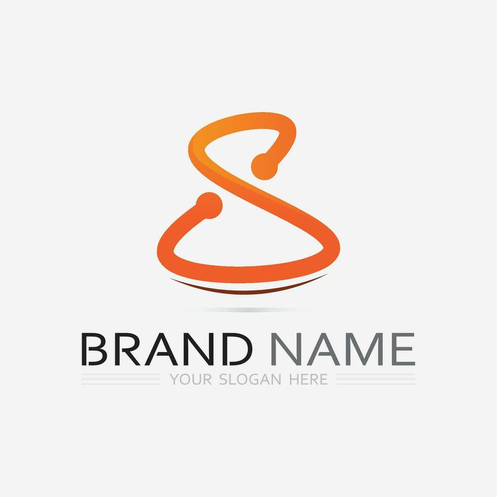 Business corporate S letter logo vector