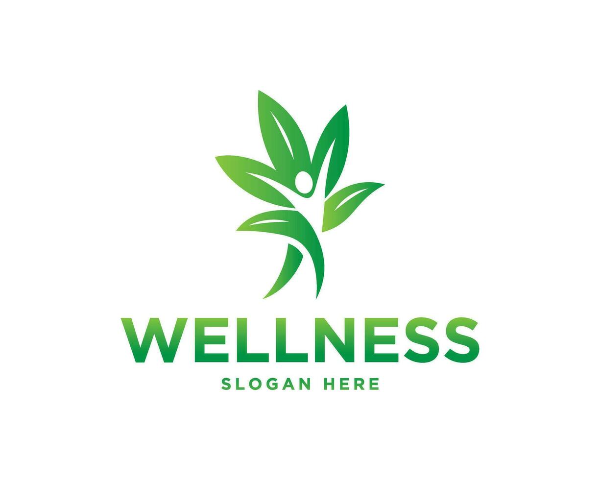 Health and Wellness logo icon design for hospital symbol vector concept.