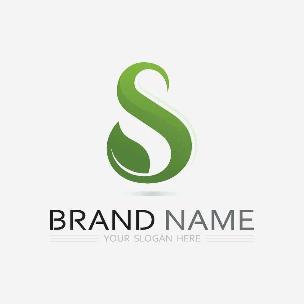 Business corporate S letter logo vector