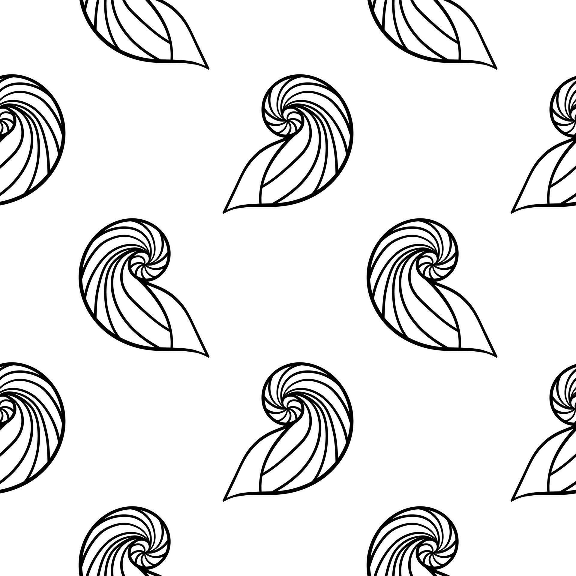 seashell seamless pattern2 31708405 Vector Art at Vecteezy
