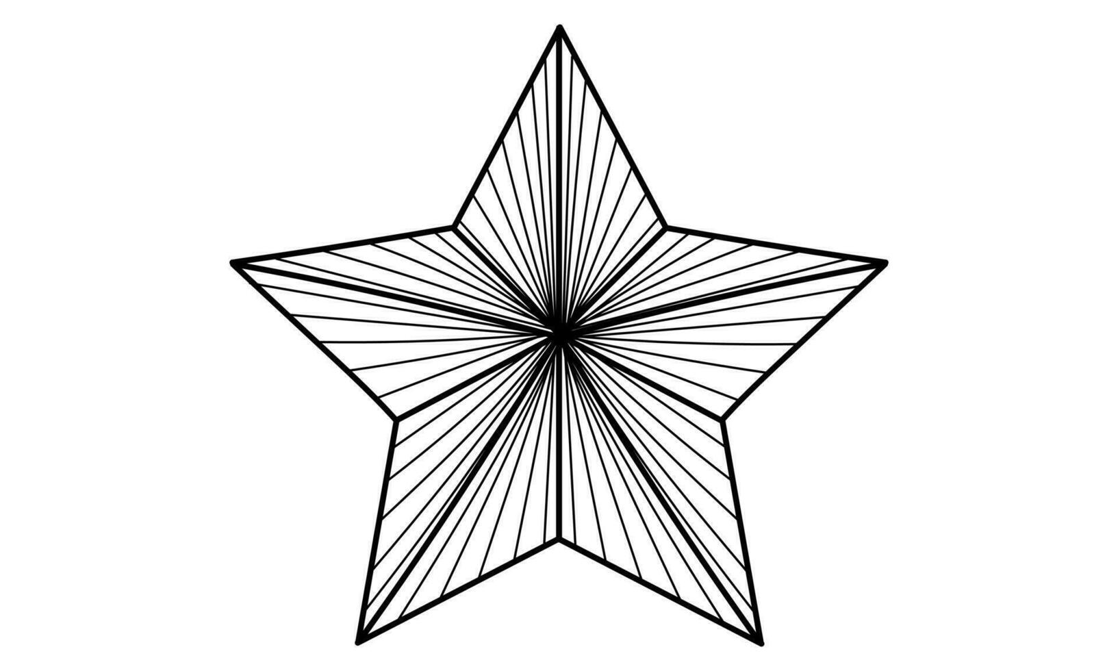 hand drawn star vector