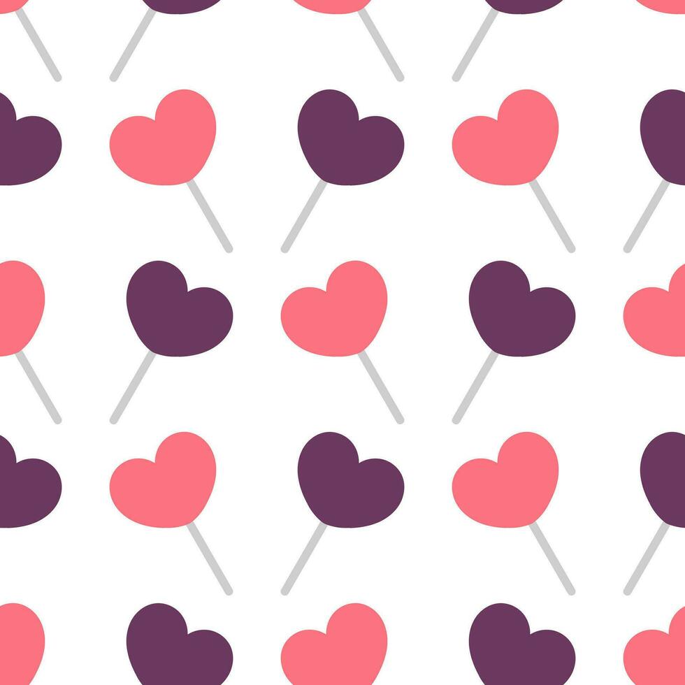 candy heart seamless pattern2 vector