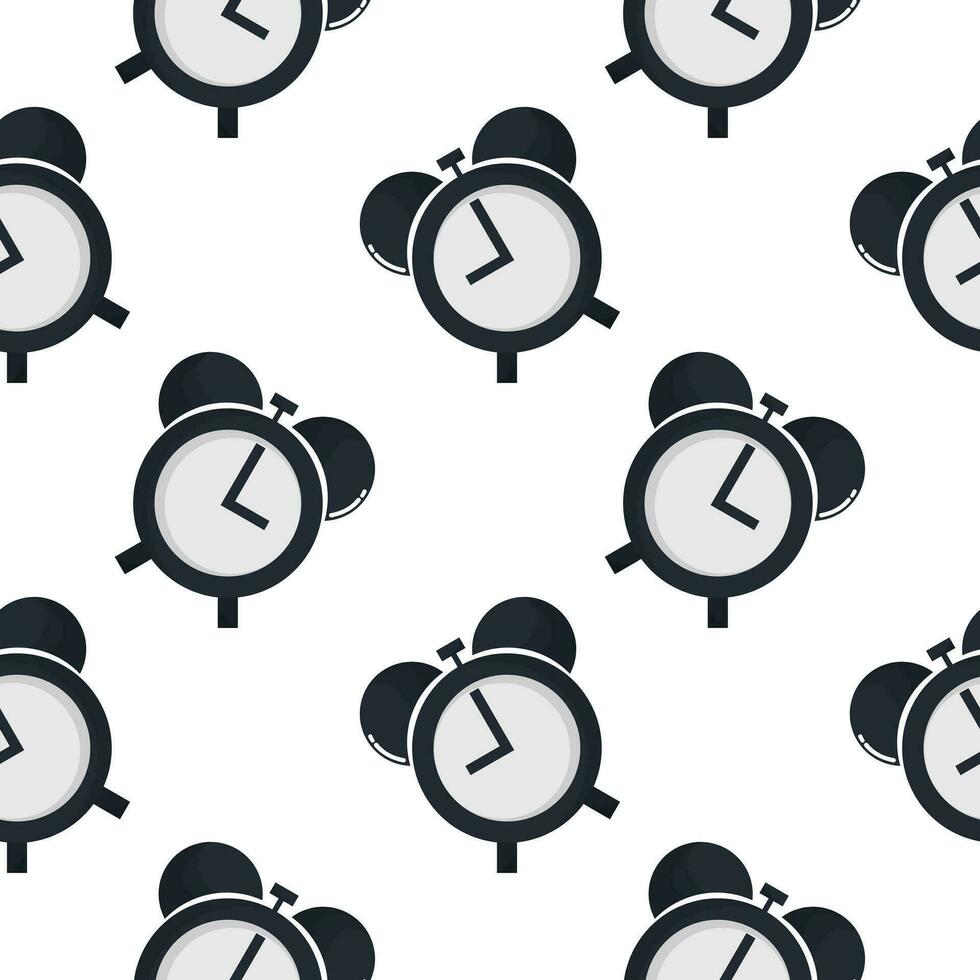 alarm clock seamless pattern2 vector