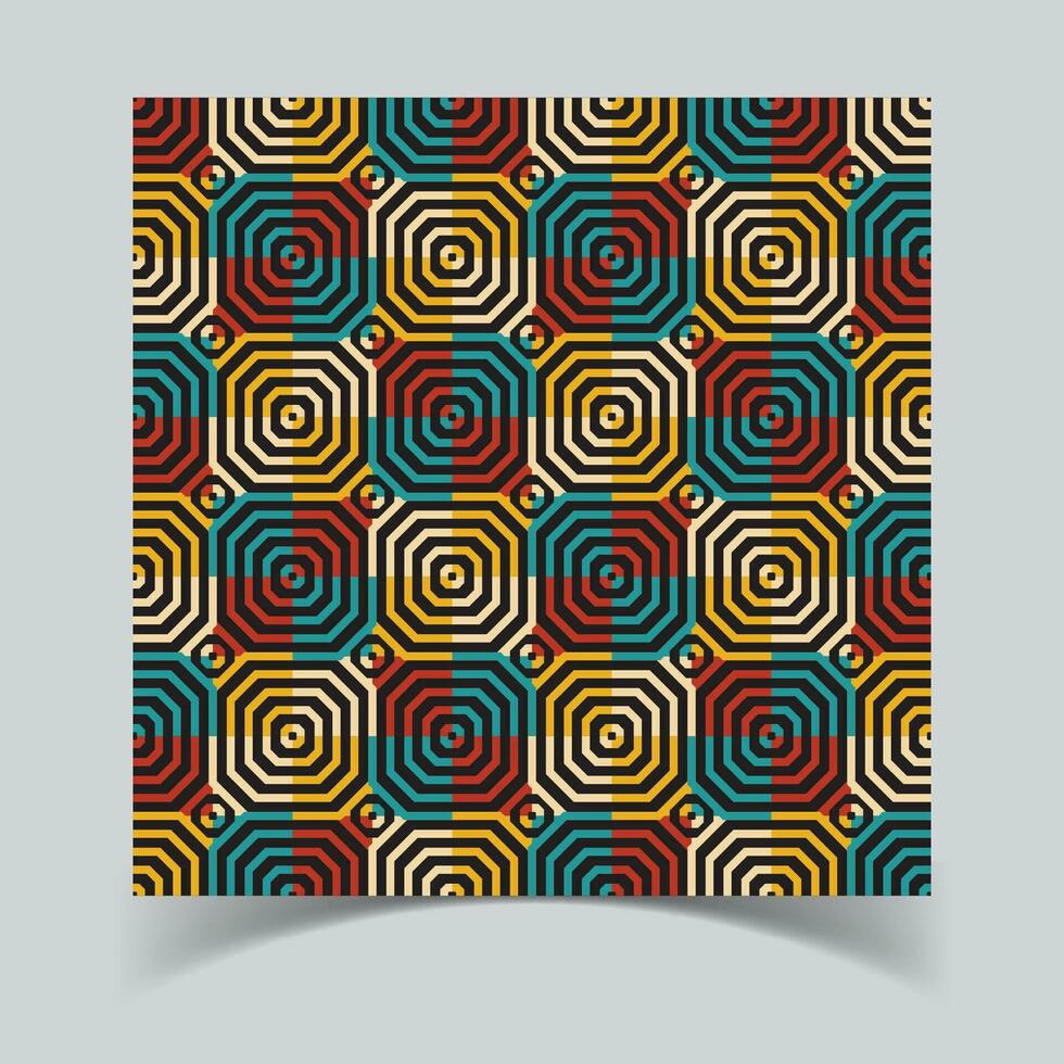 Seamless geometric pattern or shape abstract vector background.