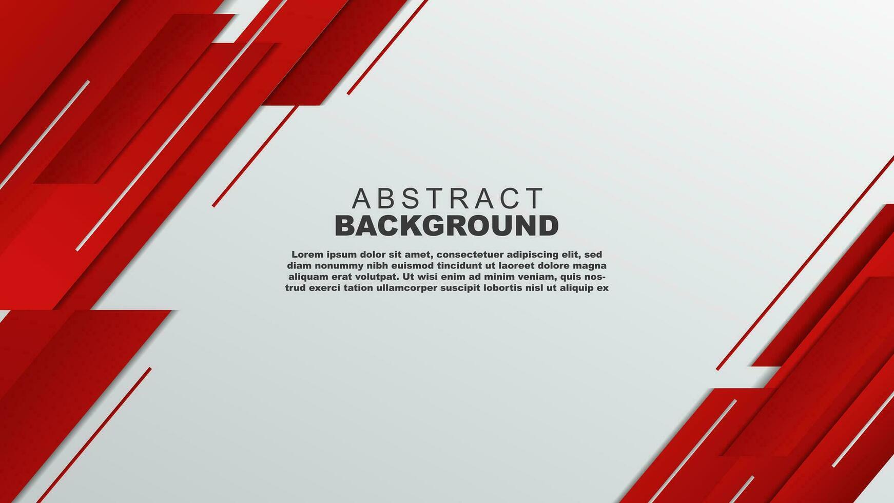 Red white modern abstract background design for Suitable for posters, banners, brochures, covers, websites, flyers. Vector illustration