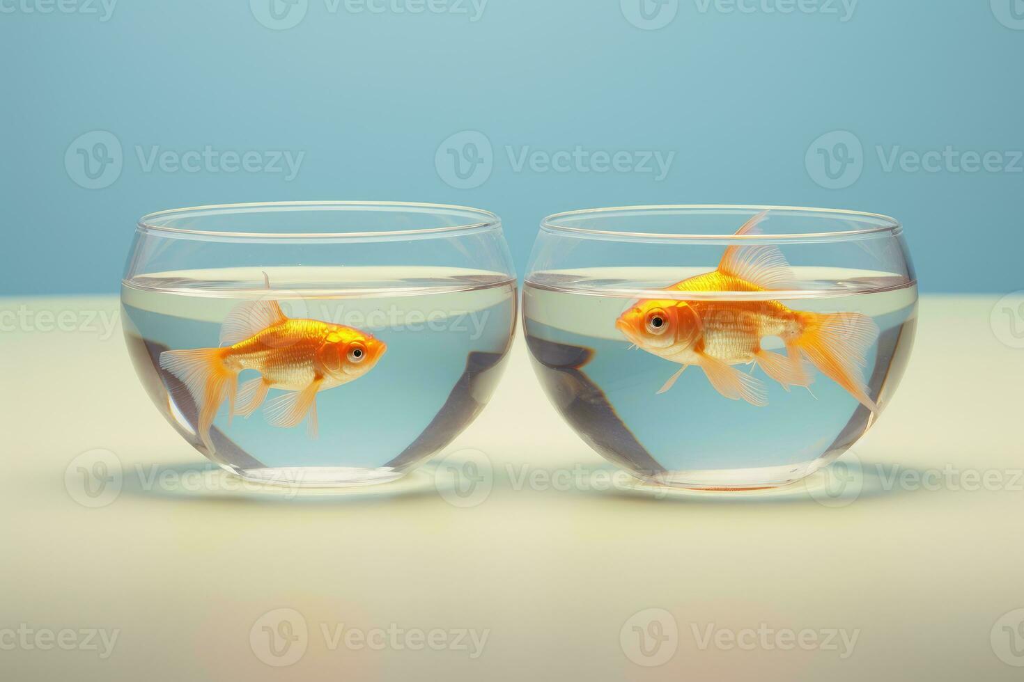 fish in jar. AI Generative photo