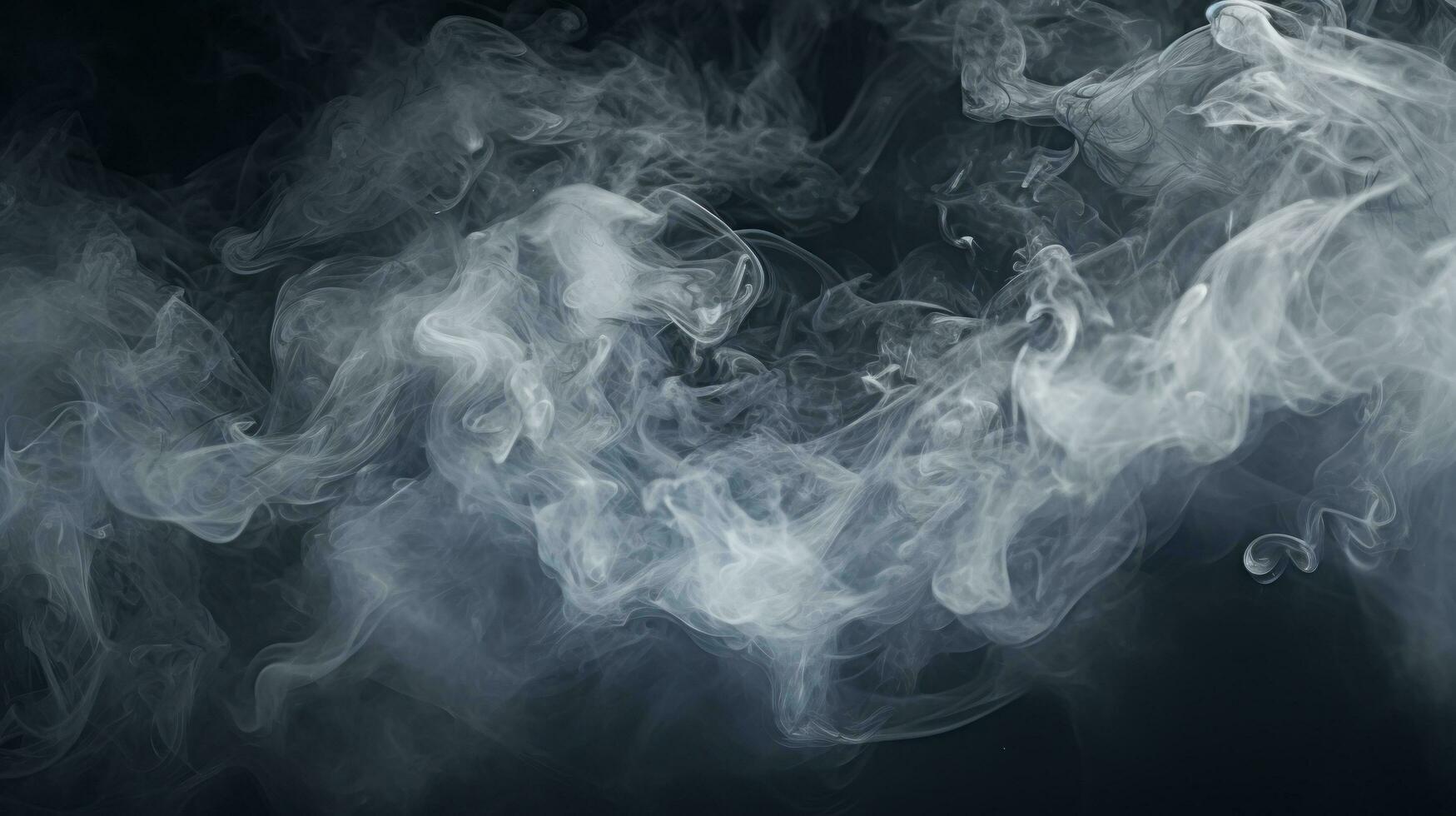 a puff of smoke on a black background photo