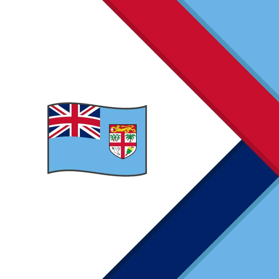 Fiji bandera resumen antecedentes diseño modelo. Fiji independencia día bandera social medios de comunicación correo. Fiji dibujos animados vector