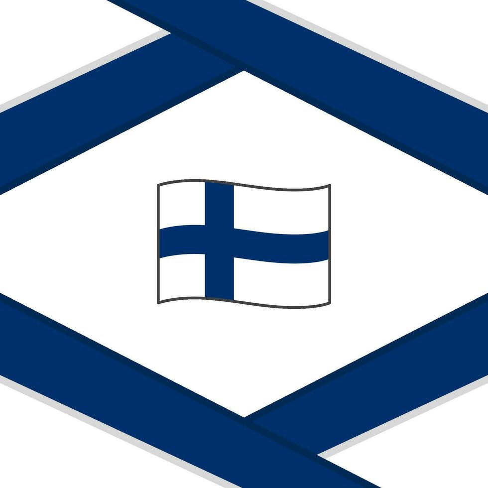 Finland Flag Abstract Background Design Template. Finland Independence Day Banner Social Media Post. Finland Template vector