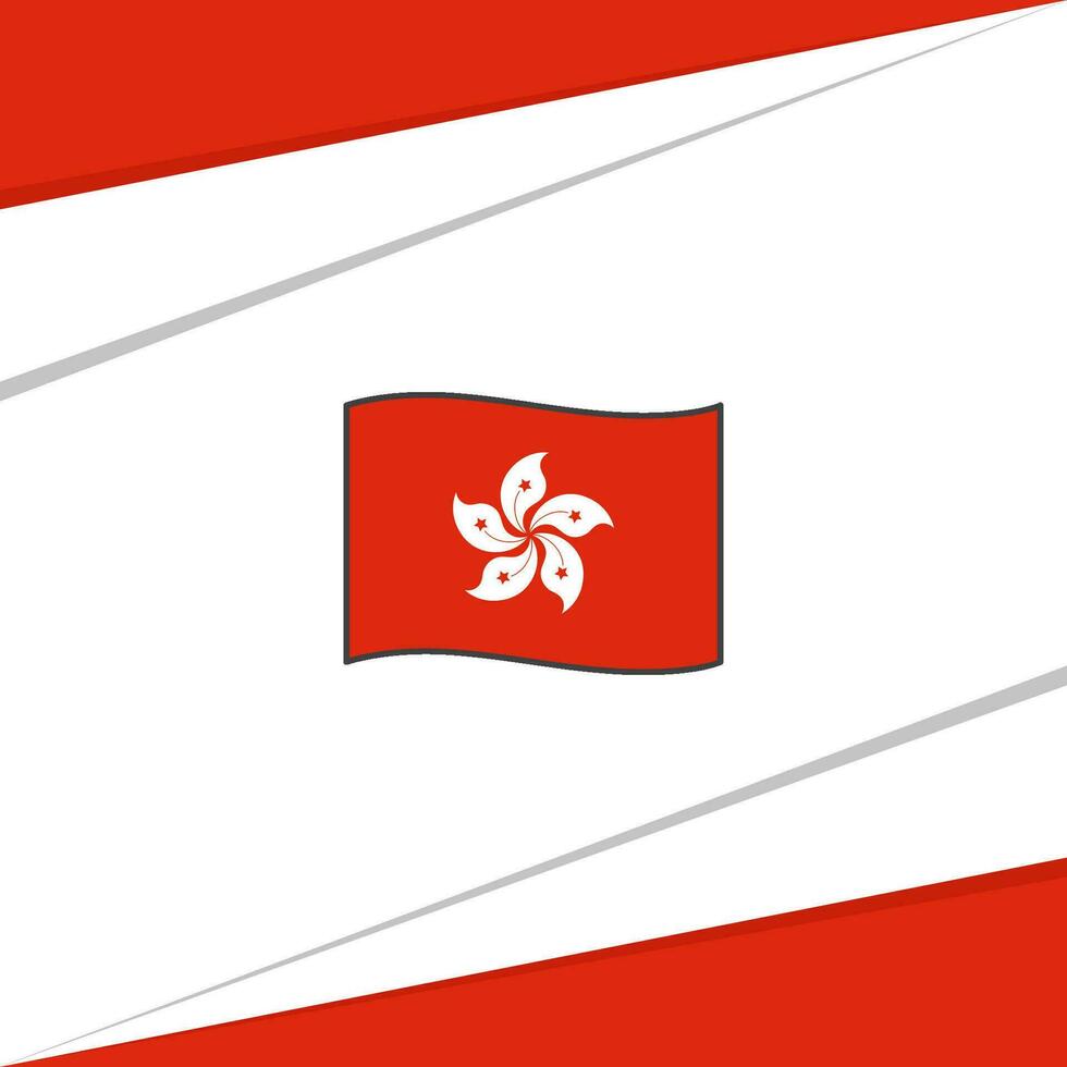 hong kong bandera resumen antecedentes diseño modelo. hong kong independencia día bandera social medios de comunicación correo. hong kong diseño vector