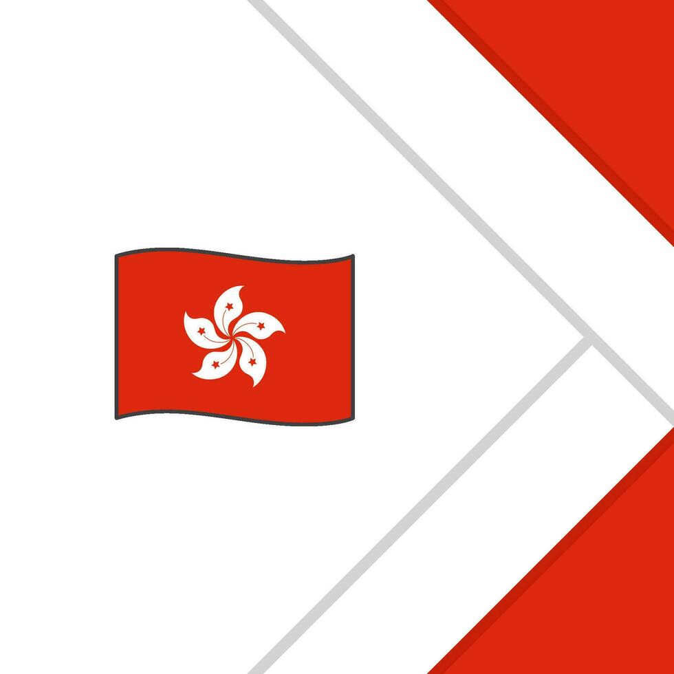 hong kong bandera resumen antecedentes diseño modelo. hong kong independencia día bandera social medios de comunicación correo. hong kong dibujos animados vector