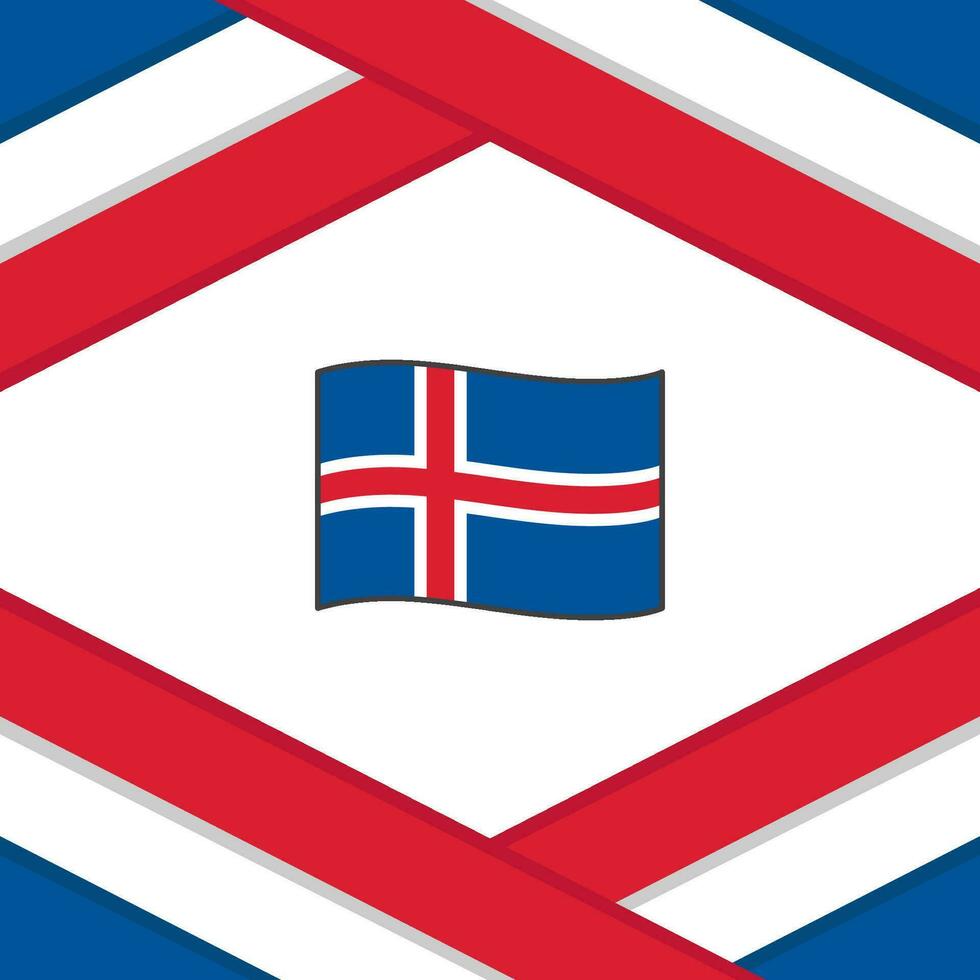 Islandia bandera resumen antecedentes diseño modelo. Islandia independencia día bandera social medios de comunicación correo. Islandia modelo vector