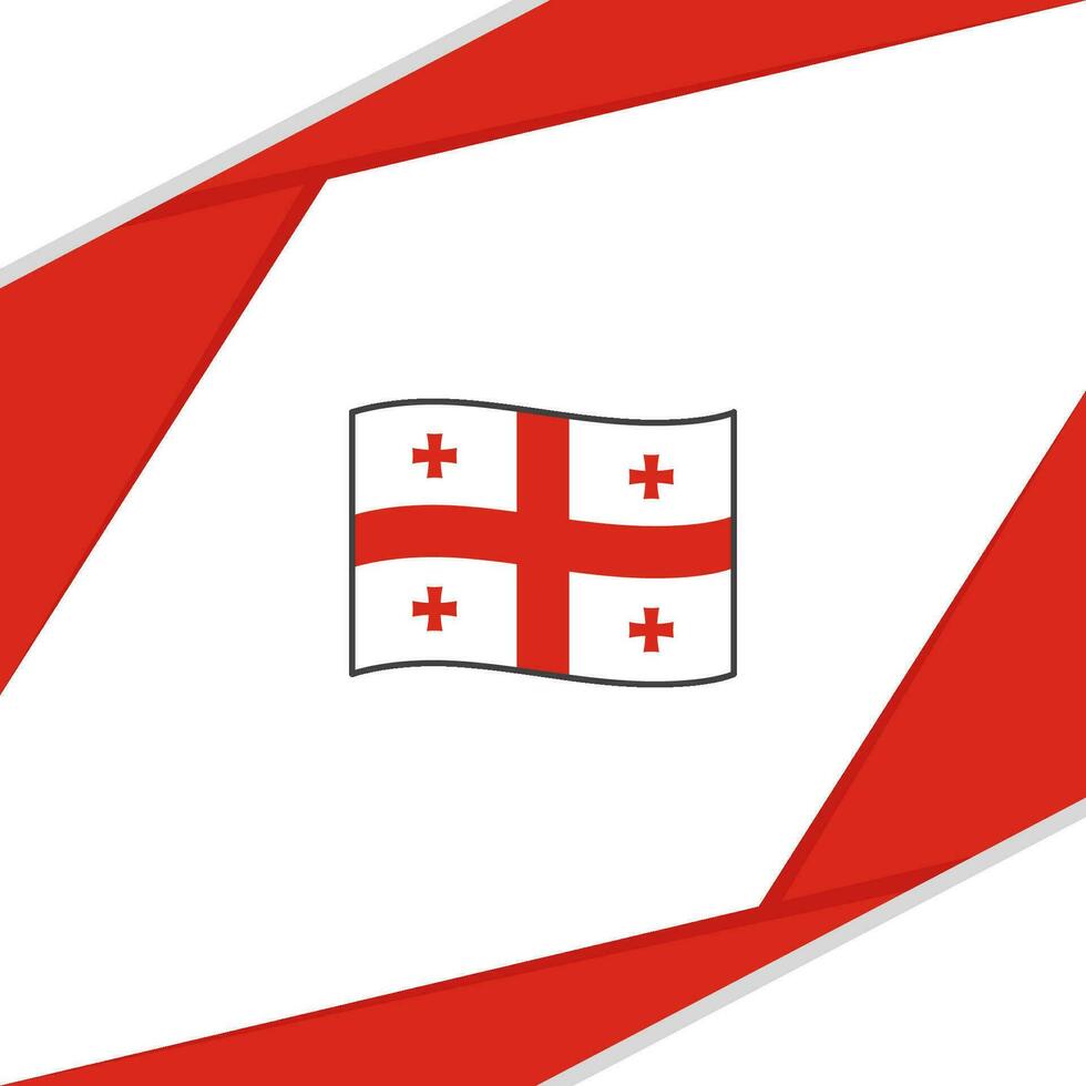 Georgia Flag Abstract Background Design Template. Georgia Independence Day Banner Social Media Post. Georgia vector