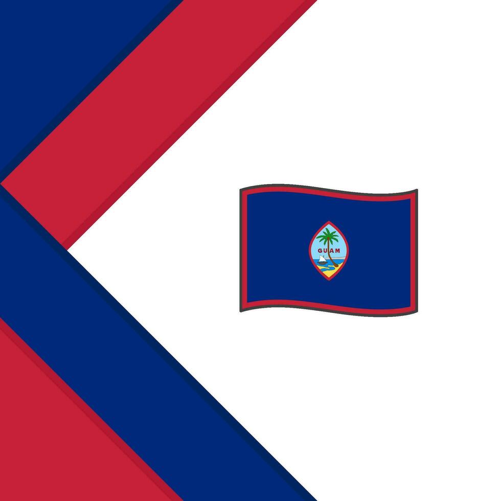 Guam Flag Abstract Background Design Template. Guam Independence Day Banner Social Media Post. Guam Illustration vector
