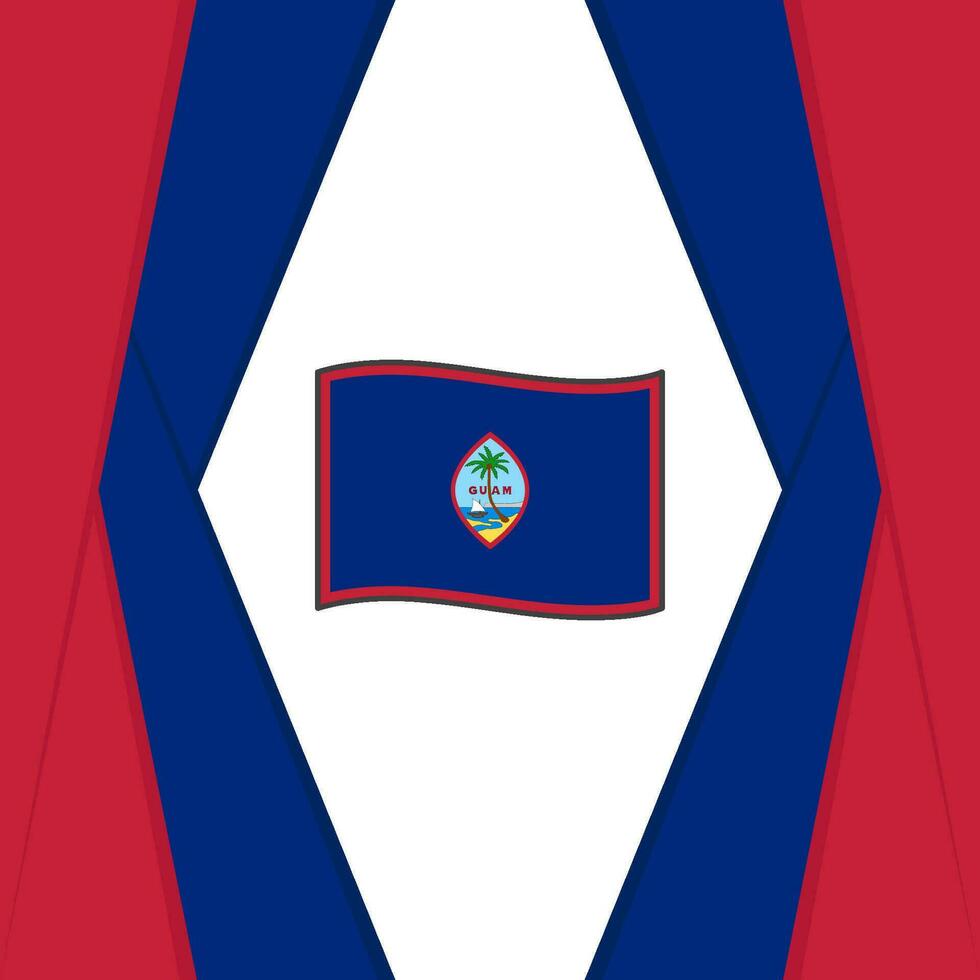 Guam Flag Abstract Background Design Template. Guam Independence Day Banner Social Media Post. Guam Background vector