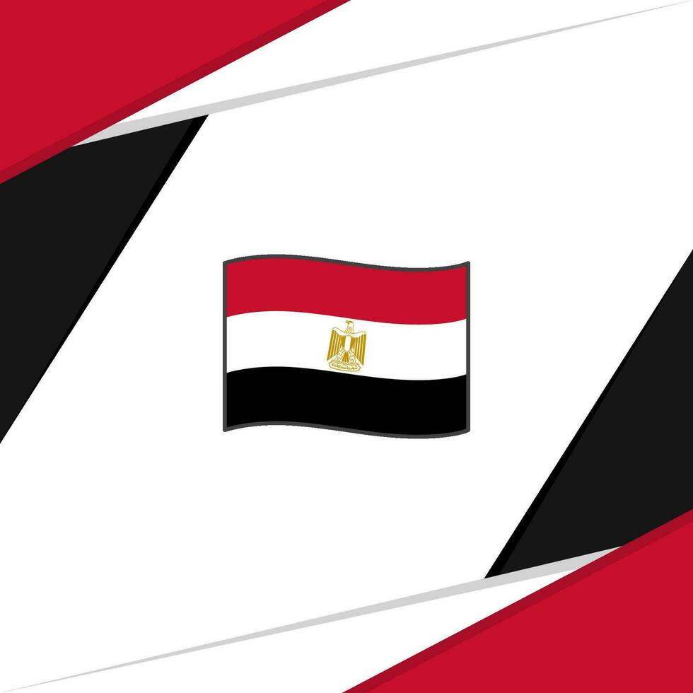 Egypt Flag Abstract Background Design Template. Egypt Independence Day Banner Social Media Post. Egypt vector