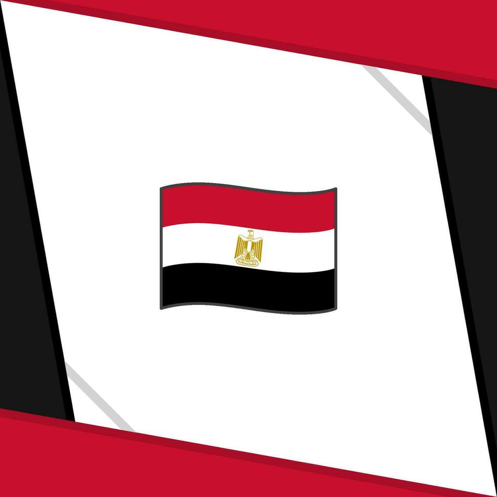 Egypt Flag Abstract Background Design Template. Egypt Independence Day Banner Social Media Post. Egypt Independence Day vector