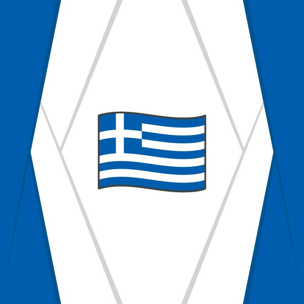Greece Flag Abstract Background Design Template. Greece Independence Day Banner Social Media Post. Greece Background vector