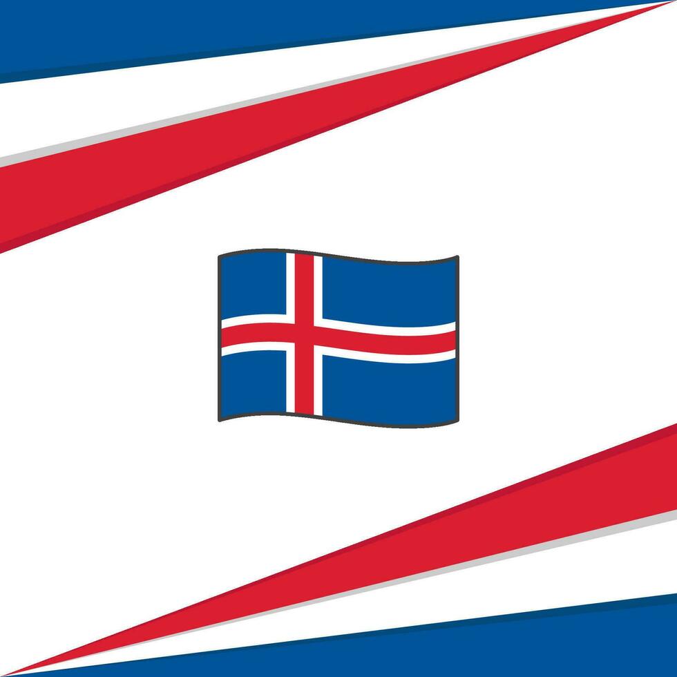 Islandia bandera resumen antecedentes diseño modelo. Islandia independencia día bandera social medios de comunicación correo. Islandia diseño vector