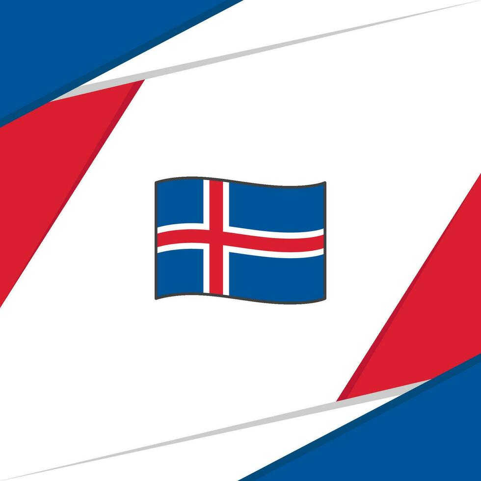 Islandia bandera resumen antecedentes diseño modelo. Islandia independencia día bandera social medios de comunicación correo. Islandia vector