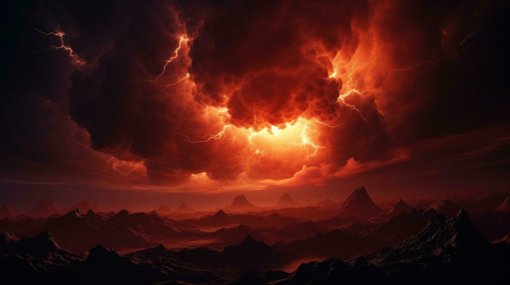 Magnificent view of a coronal mass ejection during a magnetic storm photo