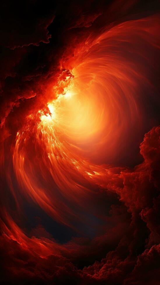 Exquisite photo of a coronal hole during a magnetic storm