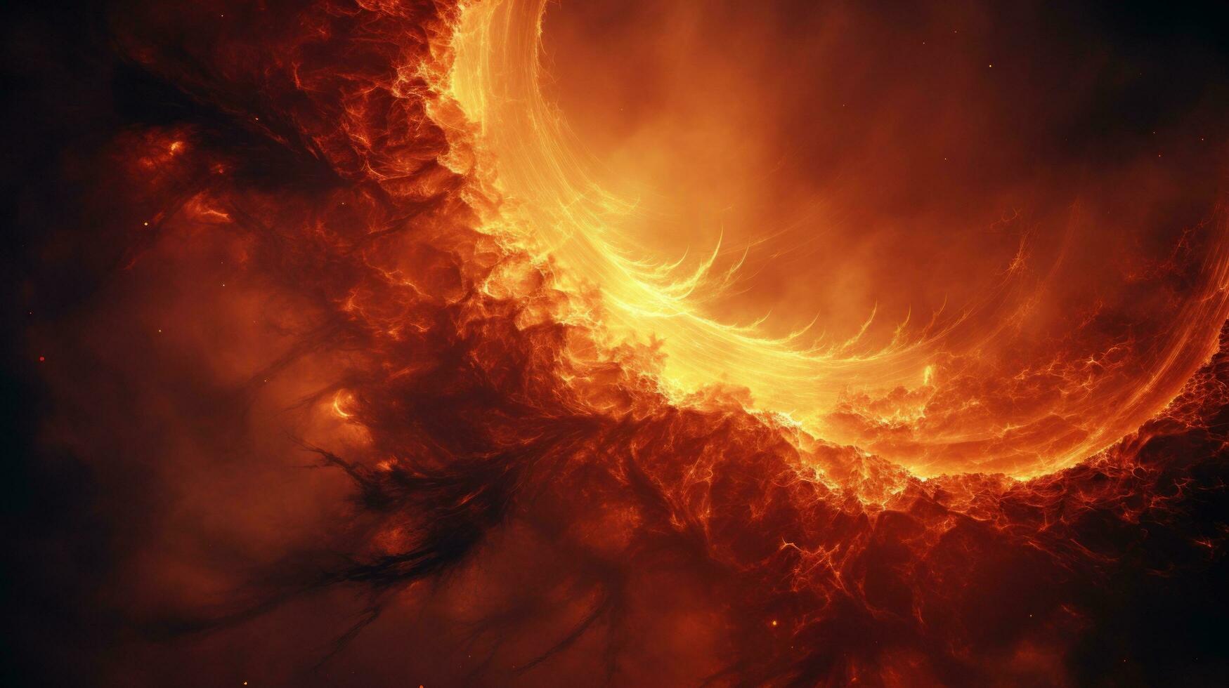 Exquisite photo of a coronal hole during a magnetic storm