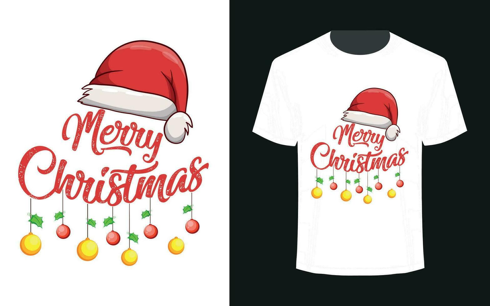 diseño de camiseta de navidad. texto vectorial de feliz navidad. diseño creativo de camisetas navideñas. Navidad. vector