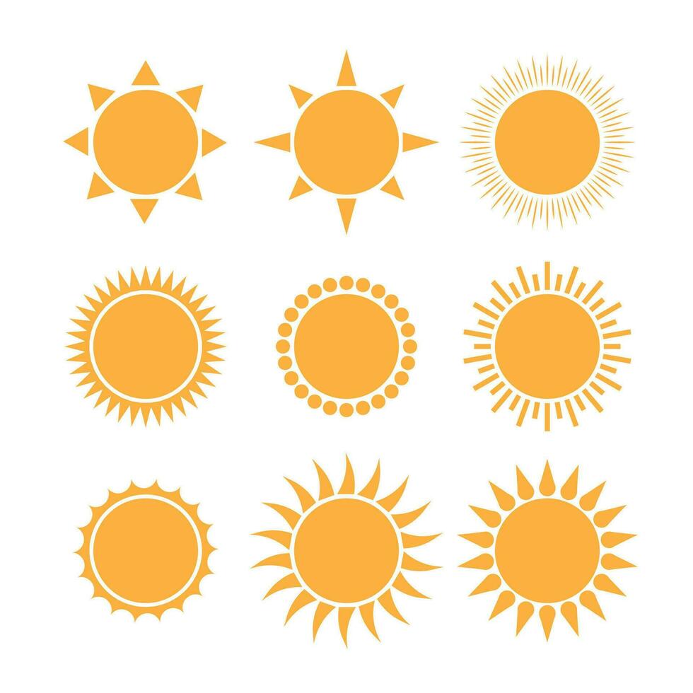 Sun Vector Illustration. Sun Images.