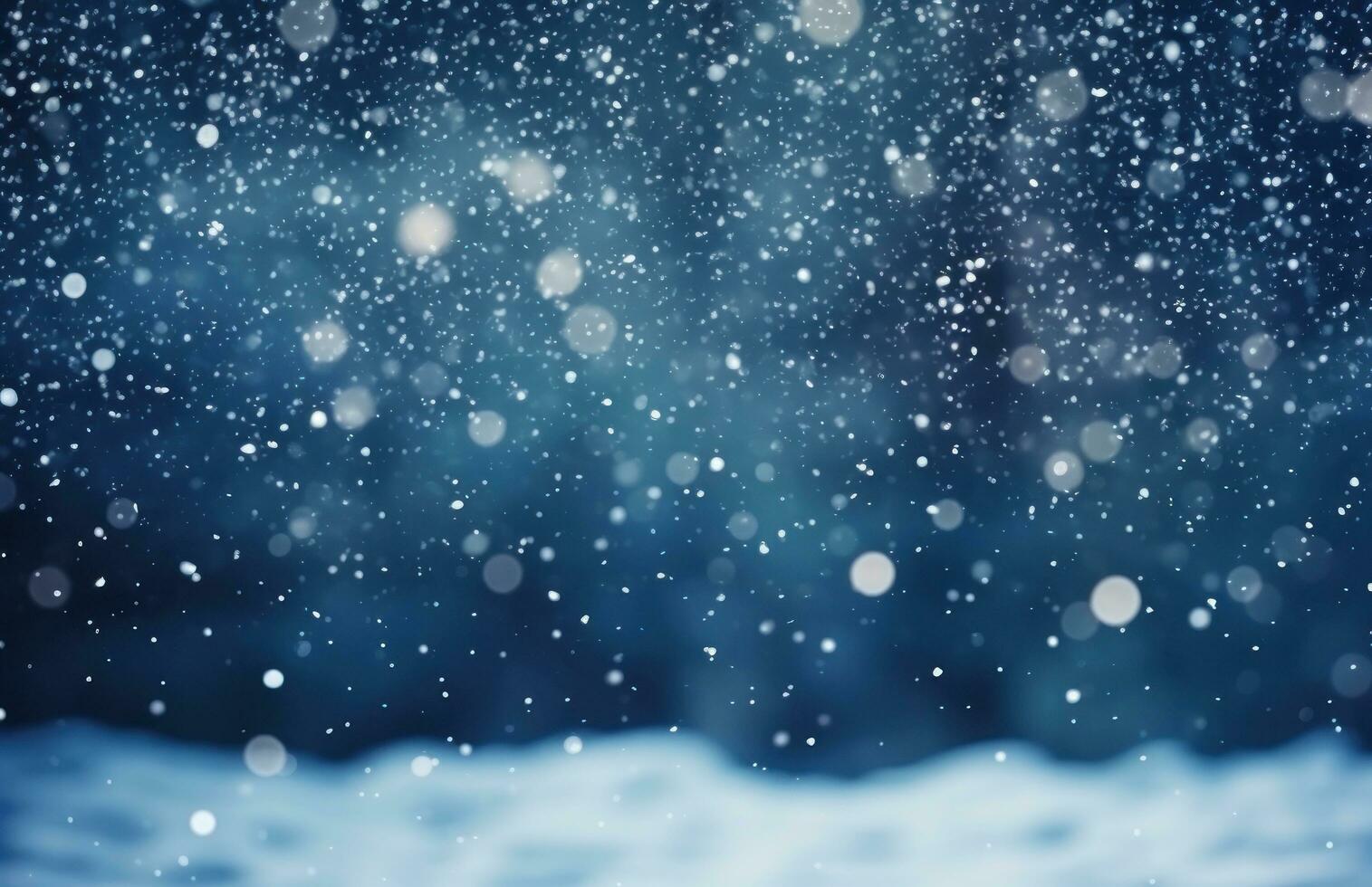 cold background with snow falling from the sky, photo