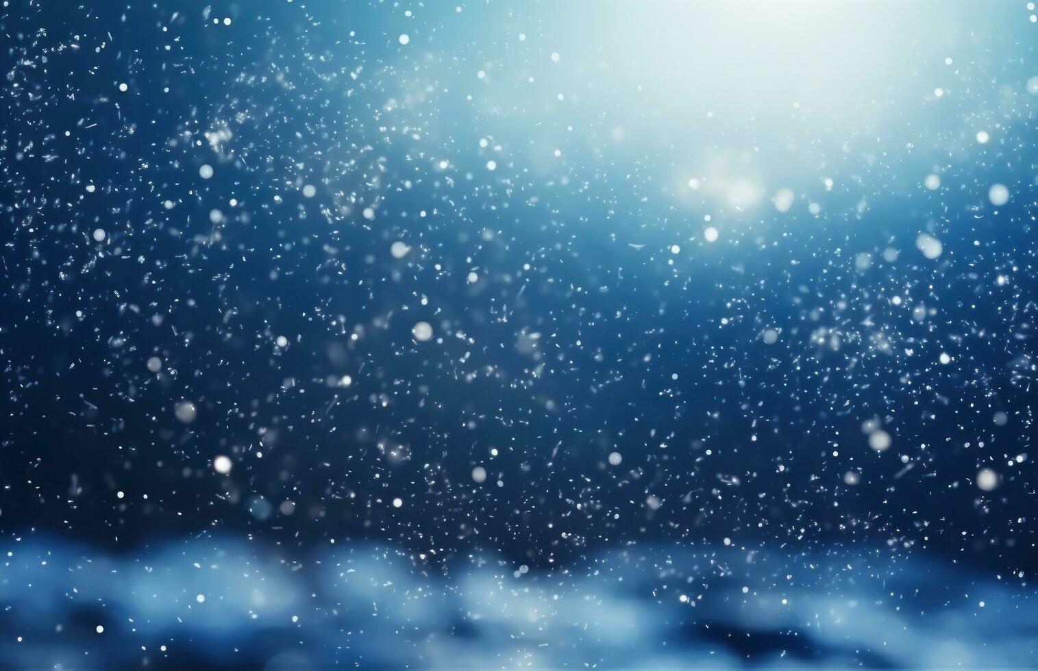 cold background with snow falling from the sky, photo