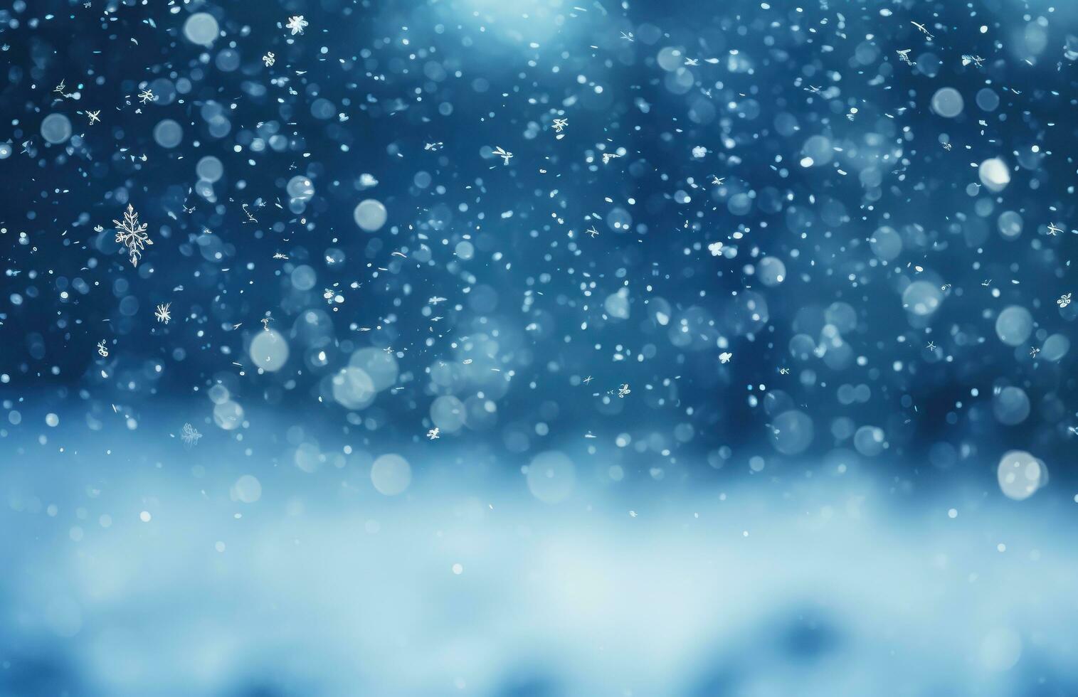 cold background with snow falling from the sky, photo
