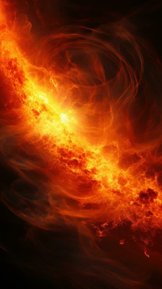 Astonishing image of a solar prominence during a magnetic storm, photo