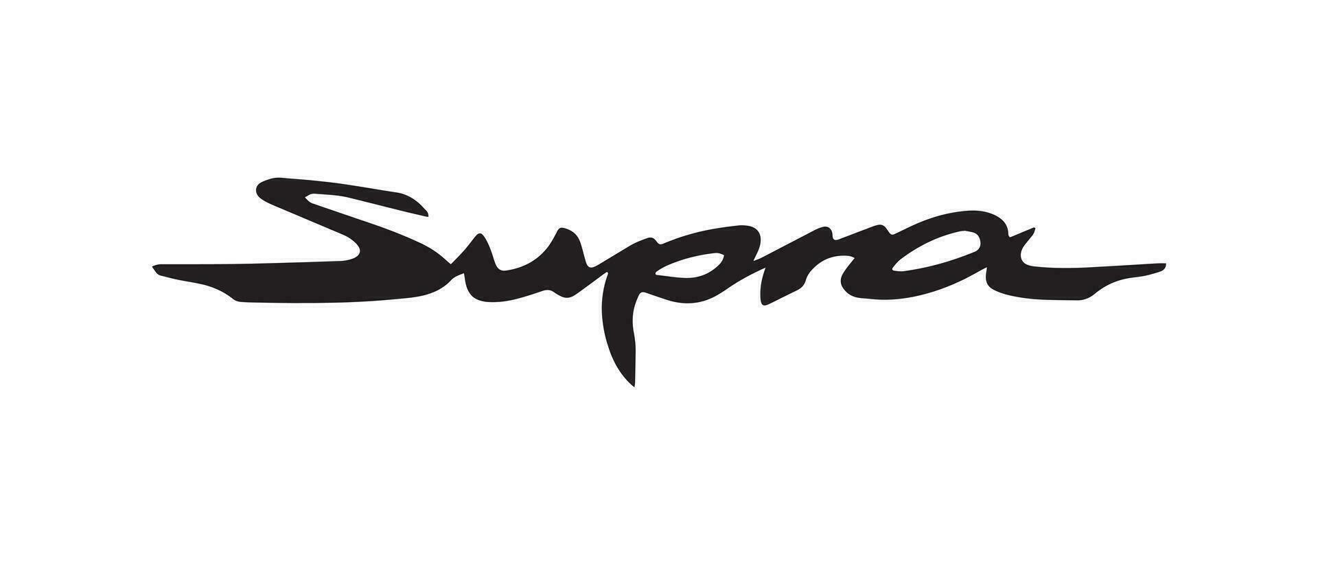 toyota supra logo vector