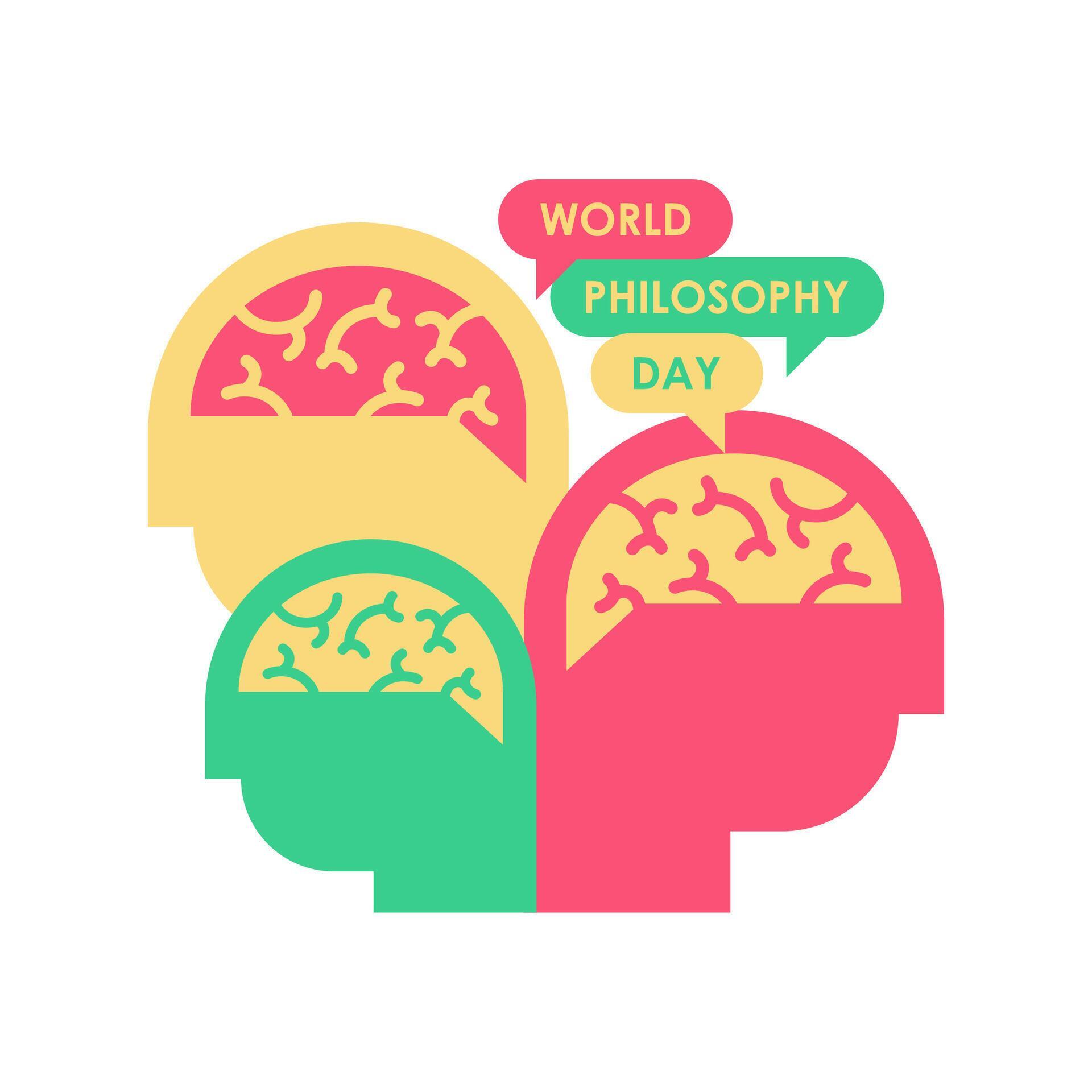 world philosophy day banner template vector stock flat design 31712215